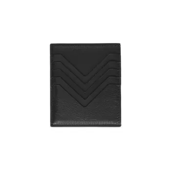Chevron Leather Card Holder RICK OWENS
