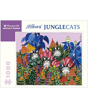 Пазл Pomegranate Communications, Inc. Б. Клибан «Кошки из джунглей», 1000 деталей University Games