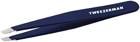 Tweezerman Exclusive 40th Birthday Slant Tweezer - Hair Removal Tweezers, Stainless Steel, Silver Tweezerman