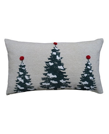 Рождественская подушка для дивана 14 дюймов (Д x 24 дюйма) Vibhsa