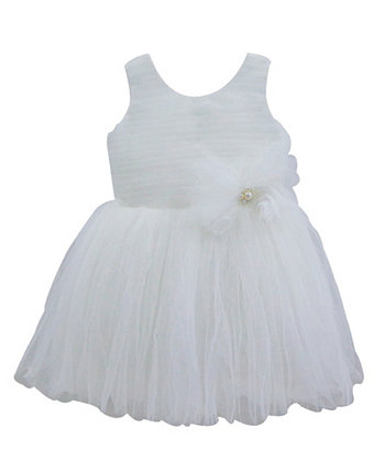 Белое элегантное платье Popatu