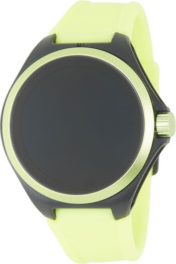 Смарт-часы с силиконовым неоновым желтым ремешком PUMA