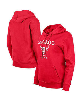 Женский пуловер с капюшоном Red Chicago Bulls 2023/24 City Edition New Era