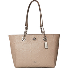 coach turnlock chain tote 27