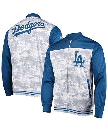 Мужская куртка Royal Los Angeles Dodgers Camo с молнией во всю длину Stitches