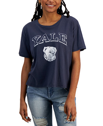 Хлопковая футболка с принтом Yale для юниоров Grayson Threads Black