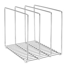 mDesign Steel Cookware Storage Organizer Rack for Kitchen Cabinet MDesign