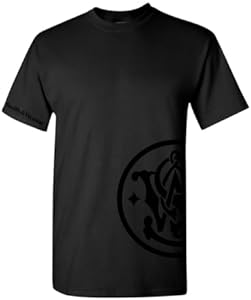 Smith & Wesson Officially Licensed Men's 100% Cotton Short Sleeve Crewneck Graphic T-Shirt, S&W Wrap-Around and Arm Logo Tee Smith & Wesson