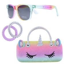 Elli by Capelli Glitter Sunglasses, Case & Hair Coil Set Elli by Capelli