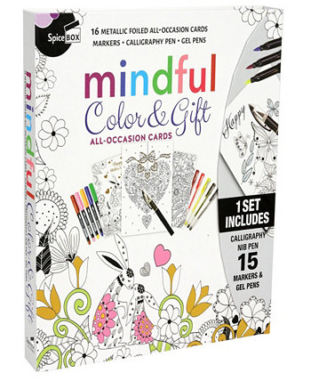 Sketch Plus - Mindful Color and Gift All-Occasion Cards Kit Spicebox