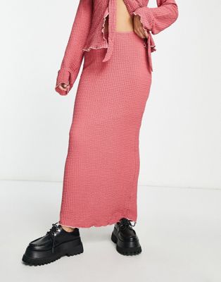 Розовая облегающая юбка макси Bailey Rose - часть комплекта Bailey Rose