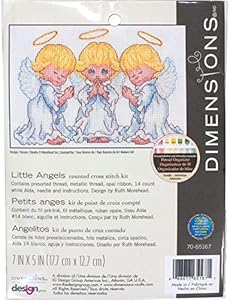 Dimensions 70-35408 Welcome Bees and Butterflies Garden Counted Cross Stitch Set, 14 Cnt. White Aida, 9" x 12" Dimensions