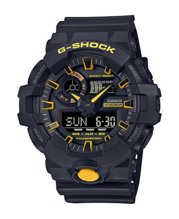 Мужские аналоговые цифровые часы из черной смолы 53,4 мм, GA700CY-1A G-Shock