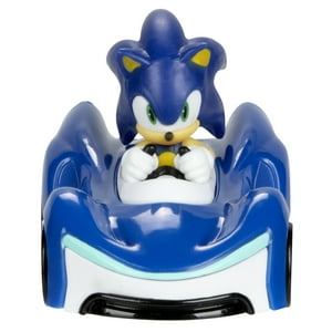 Sonic Die-Cast Vehicle Wave 2 - Sonic the Hedgehog – Speed Star, 1:64 Scale Sonic