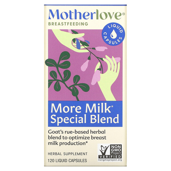 Специальная смесь More Milk, 120 жидких капсул Motherlove