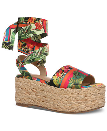 Women's Fletcherr Lace-Up Wedge Sandals, Created for Macy's I.N.C. International Concepts