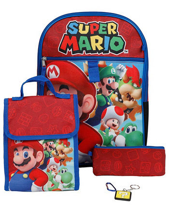 Рюкзак Mario, набор из 5 предметов BIOWORLD