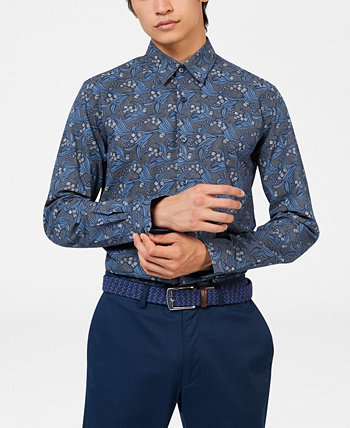 Мужская рубашка с цветочным принтом в стиле модерн Ben Sherman