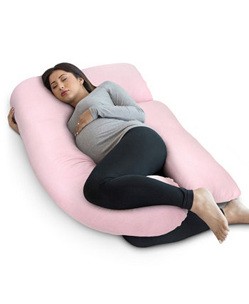 Подушка для беременных с чехлом из джерси, U-образная подушка для всего тела PharMeDoc