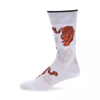 Носки из хлопка тигрового цвета Marcoliani