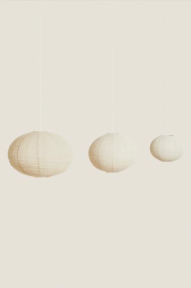 LINEN CEILING LAMP SHADE Zara Home