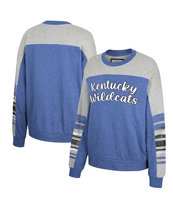 Женский пуловер с эффектом потертости Kentucky Wildcats Baby Talk цвета Хизер Серый, толстовка Colosseum