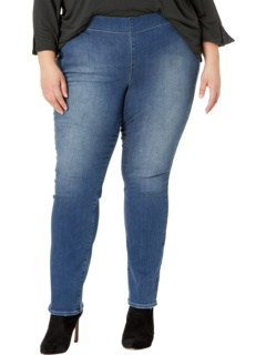 Прямые джинсы большого размера без застежки в цвете Clean Enchantment NYDJ Plus Size