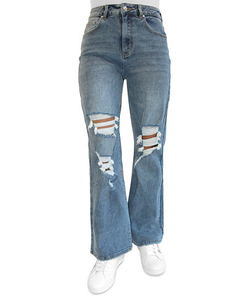 Рваные прямые джинсы для юниоров Almost Famous
