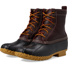 Женские Ботинки L.L.Bean 8" Tumbled Leather Shearling Lined Bean Boot L.L.Bean