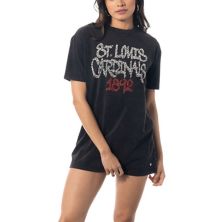 Women's The Wild Collective Black St. Louis Cardinals T-Shirt Dress Unbranded
