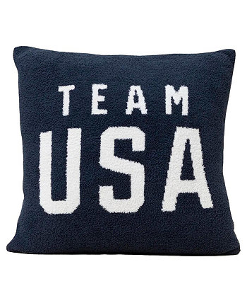 Team USA Barefoot Dreams CozyChic Pillow ALPHA