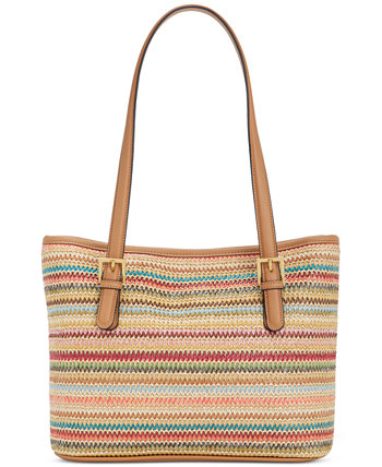 Классическая соломенная сумка-тоут, созданная для Macy's Style & Co