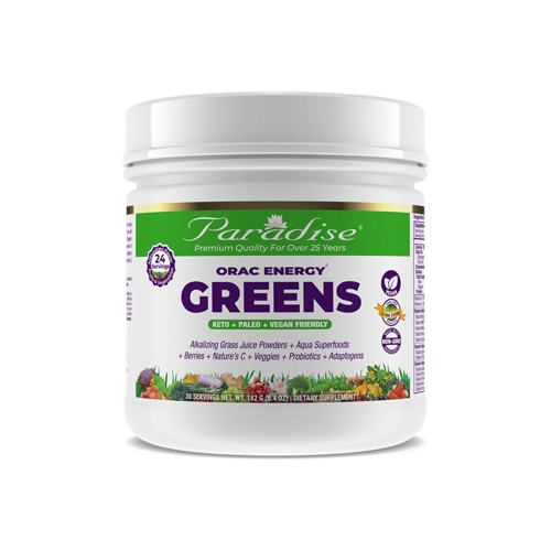 Зелень Orac Energy Greens от Paradise Herbs — 6,4 унции Paradise Herbs