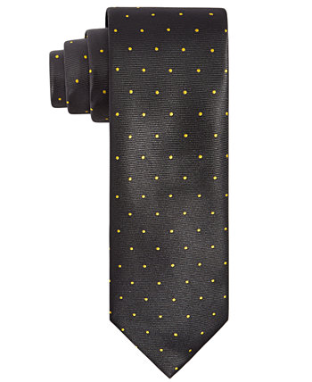 Men's Black & Gold Dot Tie Tayion Collection