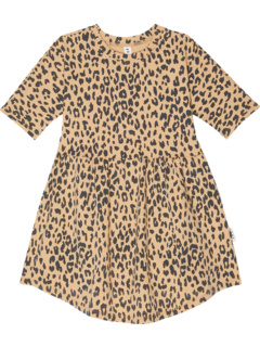 Leopard Swirl Dress (Little Kids/Big Kids) HUXBABY