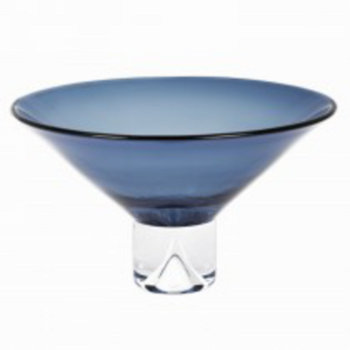 Декоративная чаша Monaco Midnight Blue Badash Crystal