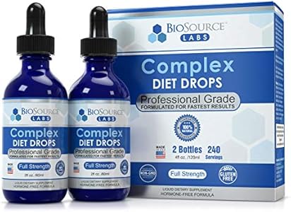 Complex Diet Drops (Капли) – Best Natural Weight Management Drops for Men and Women (1 Bottle, 2 fl oz (Жидкие унции)) - 30 Day Supply BioSource Labs