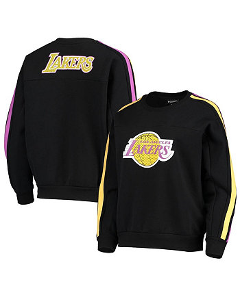 Женская черная толстовка с перфорированным логотипом Los Angeles Lakers The Wild Collective