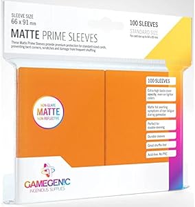 Matte Prime Sleeves: Black Gamegenic