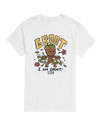 Men's Guardians of The Galaxy Groot Short Sleeve T-shirt Airwaves