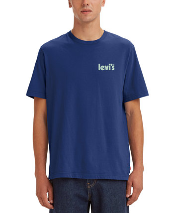 Мужская футболка свободного кроя с короткими рукавами и круглым вырезом с логотипом Levi's®