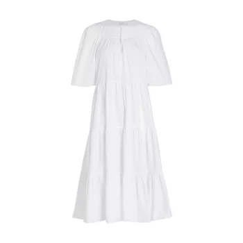 Tiered Cotton Dress Rosetta Getty