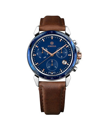 Мужские часы LeWy 9 Swiss диаметром 42 мм - циферблат из синего и розового золота Jowissa