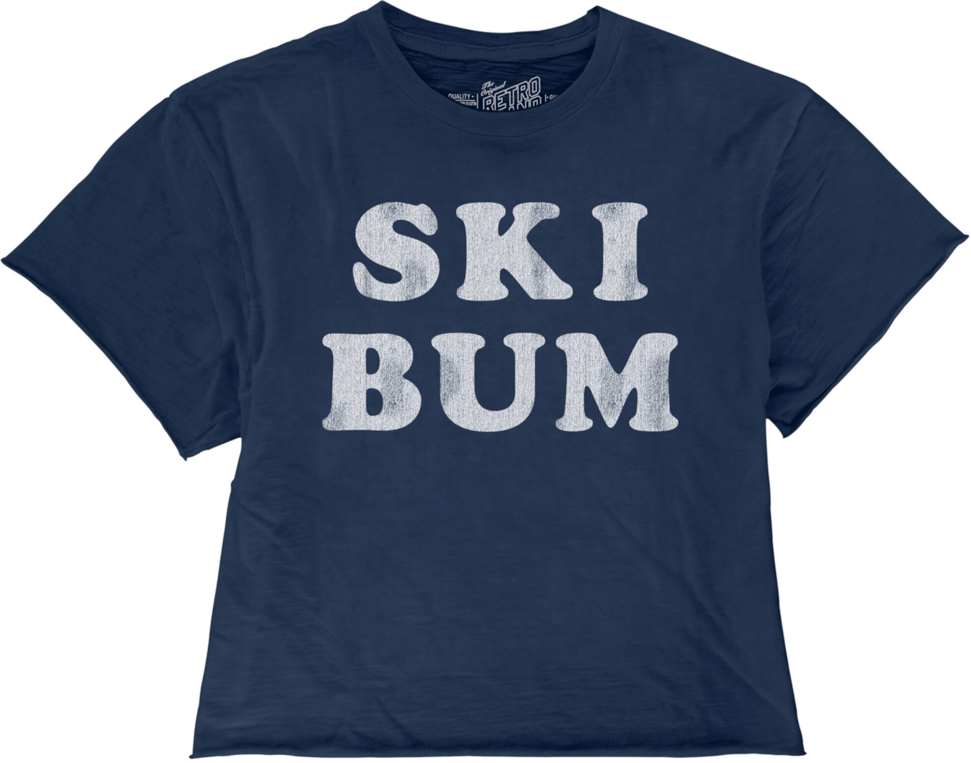 Слегка укороченная футболка Ski Bum из хлопка Slub (для больших детей) The Original Retro Brand Kids