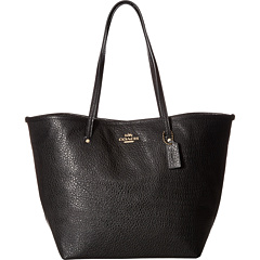 Coach leather new arrivals large street tote