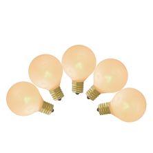 10ct Pearl White G50 Globe Replacement Bulbs Christmas Central