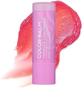 Victoria's Secret Color Balm Tinted Lip Conditioner in Peach, Nourishing Lip Balm for Women with Coconut Oil, Shea Butter & Vitamin E, Color Balm Victoria's Secret