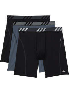 adidas Men's Performance Mesh Boxer Brief Underwear (3-Pack