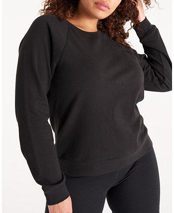 The Women's Raglan Sweatshirt- Plus Size The Standard Stitch