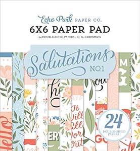 Echo Park Paper Co. Salutations No.1 6x6 Pad Paper Echo Park Paper Company